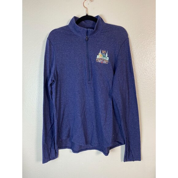 Under Armour Kentucky Derby 145 Half Zip Shirt Women XL Blue 2019 Long Sleeve - Picture 13 of 15